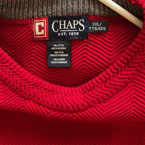 Red Chaps Sweater XXL - Picture 3 of 3